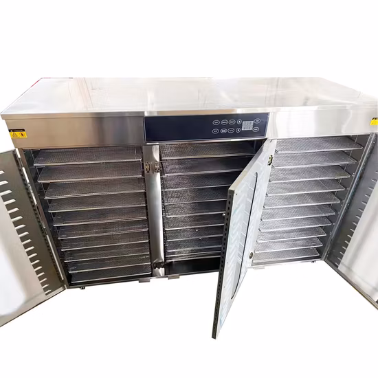 Déshydrateur commercial de légumes de viande de fruits de mer de fruits de nourriture d'acier inoxydable